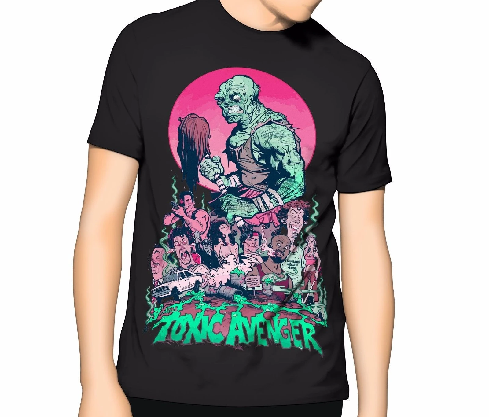 Футболка Toxic Avenger Розовый S 5Xl футболка с графикой| |