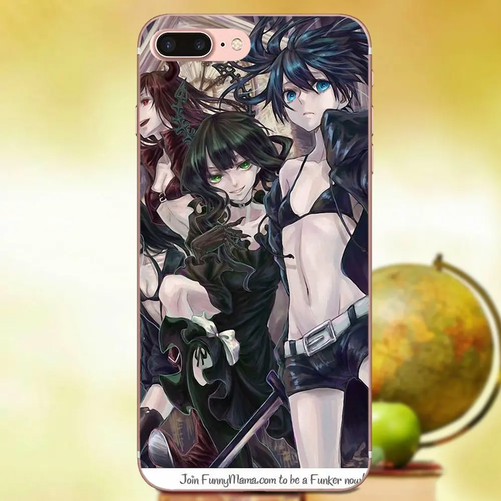 Black Rock Shooter Hatsune Miku For Moto G G2 G3 G4 G5 HTC 530 626 628 630 816 820 One A9 M7 M8 M9 M10 E9 Plus U11 | Мобильные