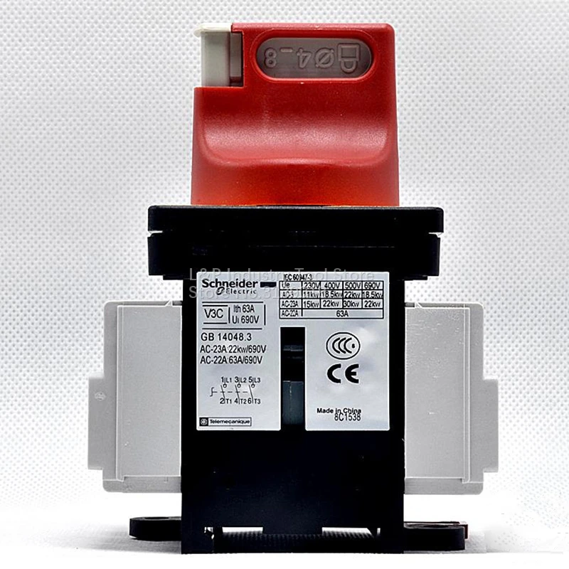 Новый оригинальный Schneider 63A 3P VCF3C ( V3C + KCF2PZC) Корпус Выключателя Нагрузки и панель