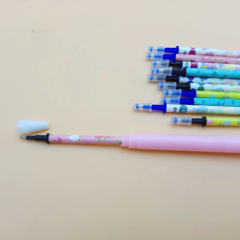 5 шт. 0 мм стираемая ручка с заправляемым стержнем + 1 со стирающимися чернилами