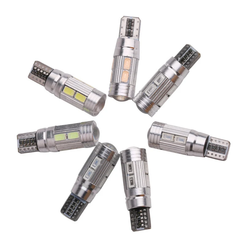 10 шт. 5630 декодирования T10 светодиодный свет 10smd широкий светло решение|Световая