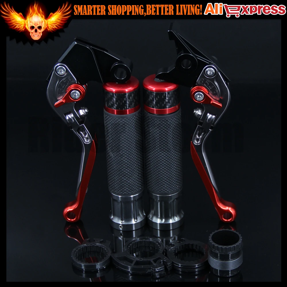 7 цветов для Kawasaki Z1000 2003 2004 2005 2006 красный + титановый CNC рычаги сцепления тормоза и