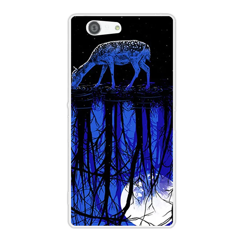 for Sony Xperia Z3 Compact Mini D5803 D5833 Soft TPU Cases Clear Silicone Bizarre Back Cover Coque |