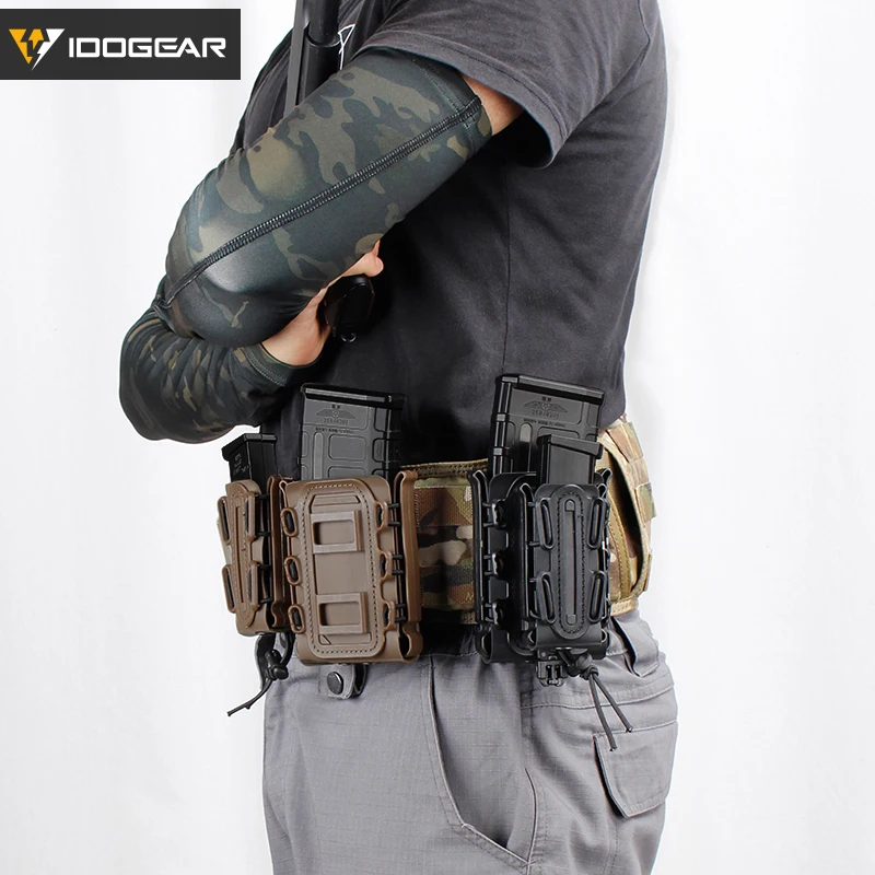 IDOGEAR Молл пистолет Mag военный Журнал Сумка Набор кобура Fastmag Зажим для ремня