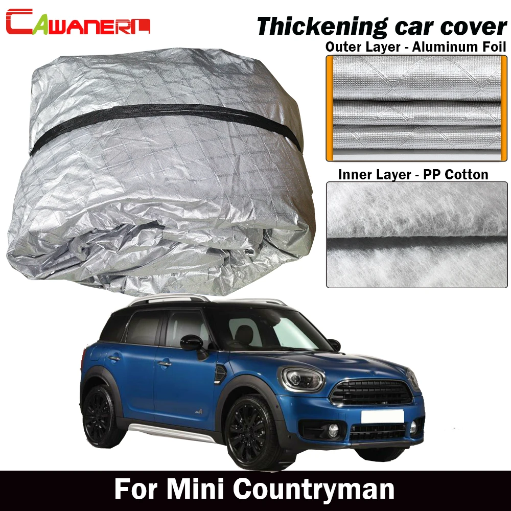 Чехол Cawanerl для автомобиля Mini Countryman плотный хлопковый внутри защита от УФ солнца
