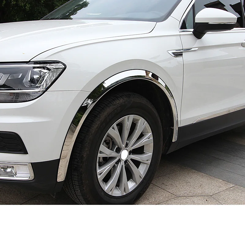 Для Tiguan второго поколения- шины колеса-арки отделка колеса брови арки декоративные полосы колеса бровей протектор установки
