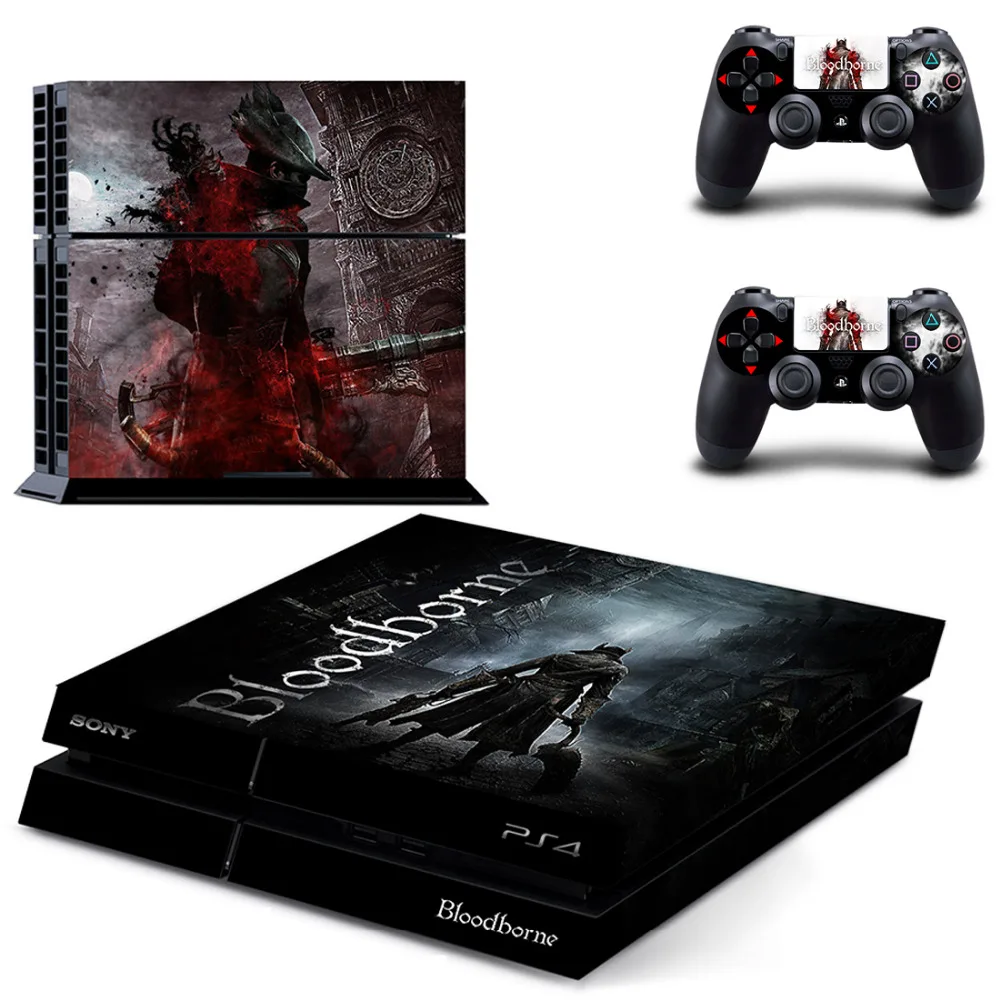 Bloodborne старый охотников издание PS4 переводная картинка наклейка для Sony PlayStation 4