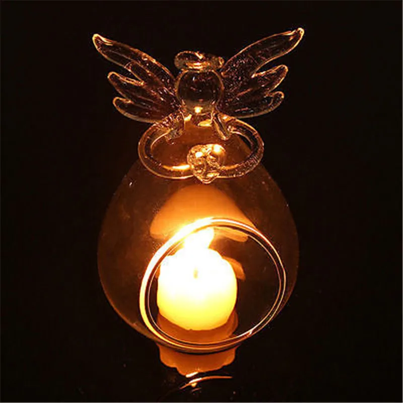 Подвесной чайный подсвечник Angel Glass Crystal для дома|Подсвечники| |