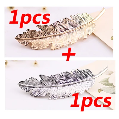 2PCS Style 11 Заколки для волос для девочек, женские заколки в форме листа для девочек, заколка для волос, заколка для волос, украшение для волос, аксессуары для волос для женщин - Цвет: 2PCS Style 11