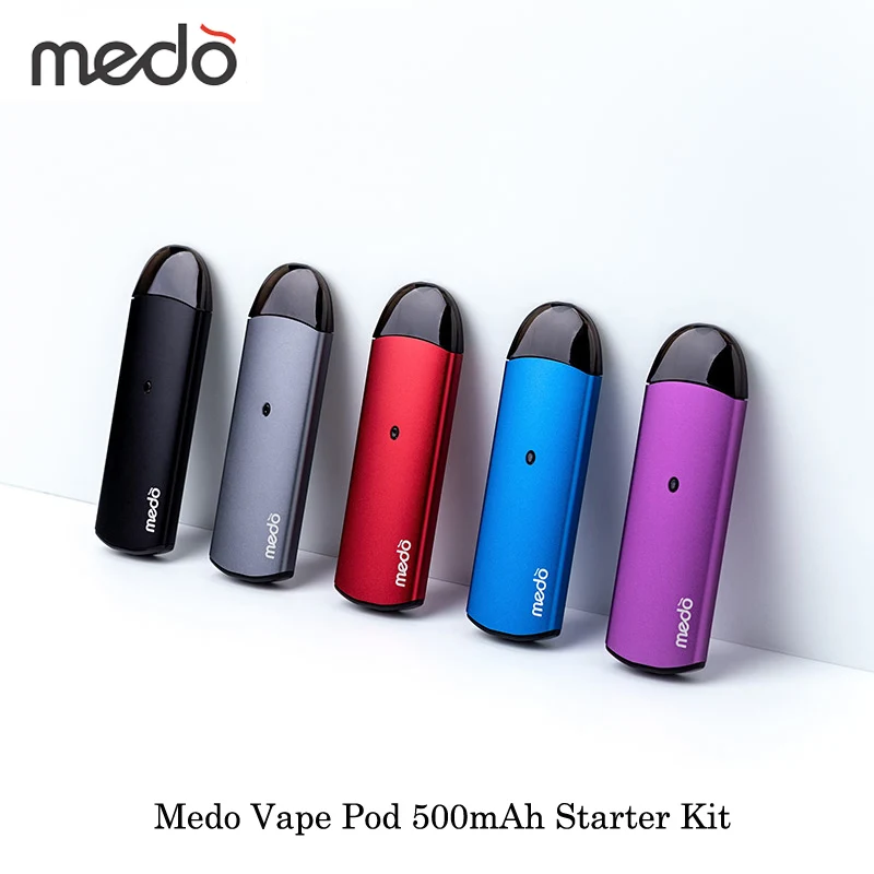 Электронная сигарета Medo Vape Pod стартовый набор 500 мА/ч с 4 картриджами емкость 2 мл 1 3