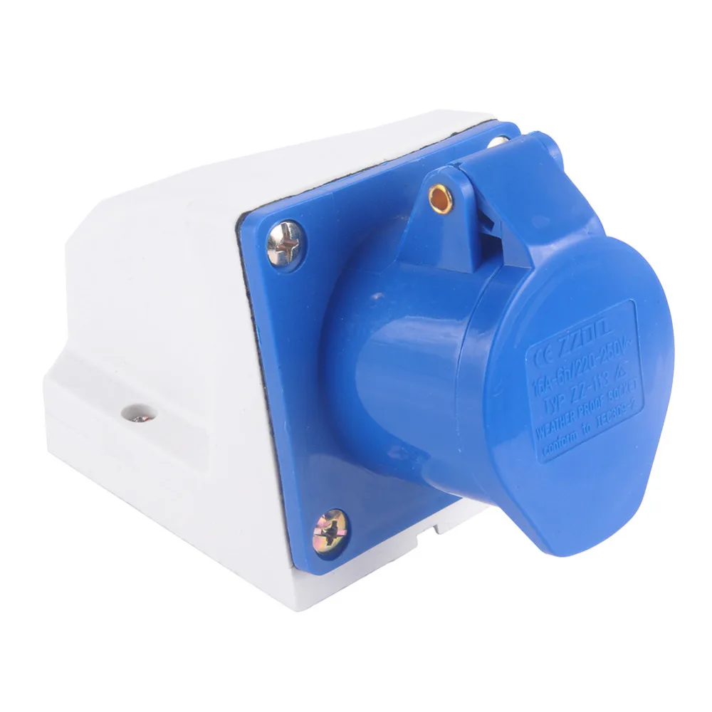 16 AMP 16A поверхностного монтажа разъем 240V 3 Pin воды погодостойкие электрические