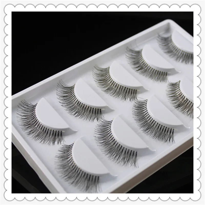 5 пары накладных ресниц ручной работы Ресницы для наращивания натуральных