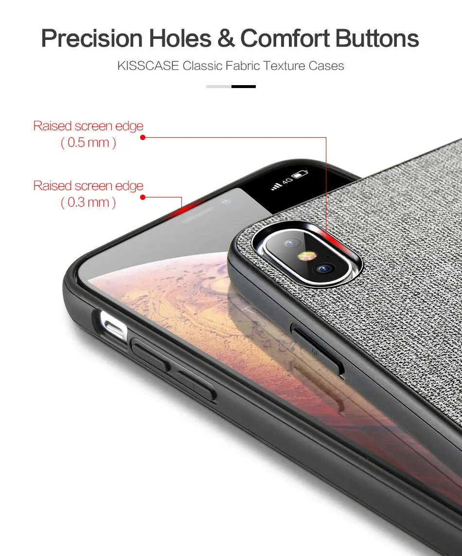 Роскошный тканевый текстурный чехол для iPhone XR XS Max X 11 Pro, мягкий ТПУ чехол для телефона чехол для iPhone 5 5S SE 6 6S 7 8 Plus
