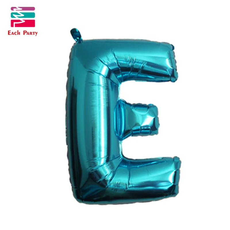 Большой размер 40 дюймов светло голубой Цвет & розового цвета с буквенным принтом