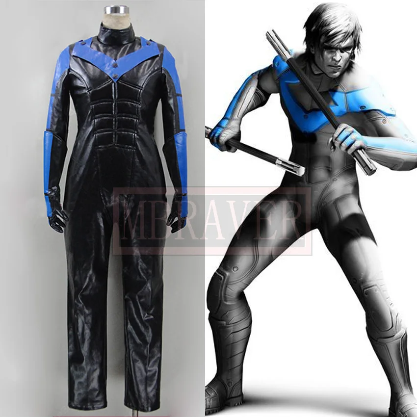 Костюм для косплея Аркхэм Ричард Джон член Грейсон Хэллоуина мужчин и женщин|adult