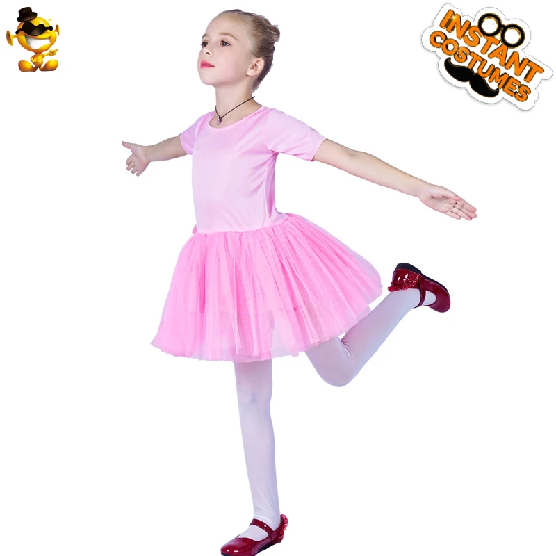 

DSPLAY New Design Pink Dress Cartoon Beautiful Dancing Dress for Girls Fancy Dress Costumes For Party Cosplay