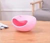 Розовый Многофункциональный пластиковый двухслойный контейнер для сухих фруктов коробка для хранения семян закусок держатель мусора блюдо-Органайзер - Цвет: Розовый