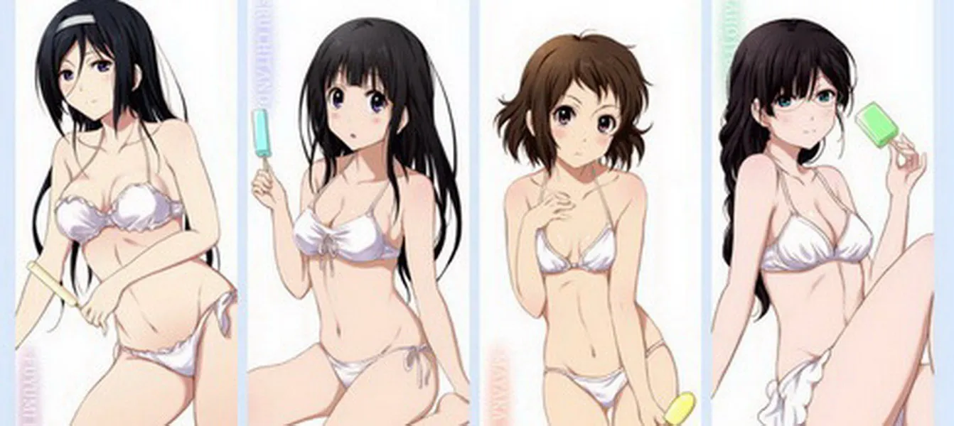 

Аниме персонажи Hyouka 71*32 см полотенце #37432