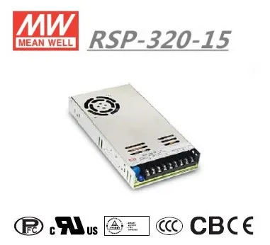MEAN WELL RSP-320-15 320W 21.4A 15V meanwell Power Supply with PFC function