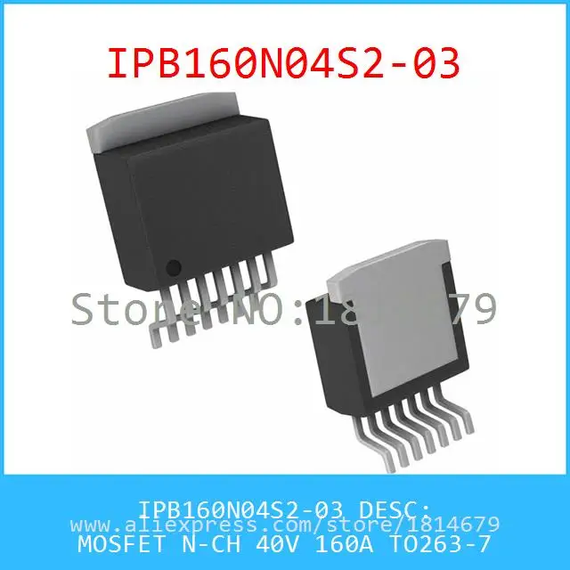 Бесплатная Доставка 1 Шт./лот IPB160N04S2 03 MOSFET N CH 40 В 160A TO263 7 160N04 IPB160N04|free shipping woman within|free