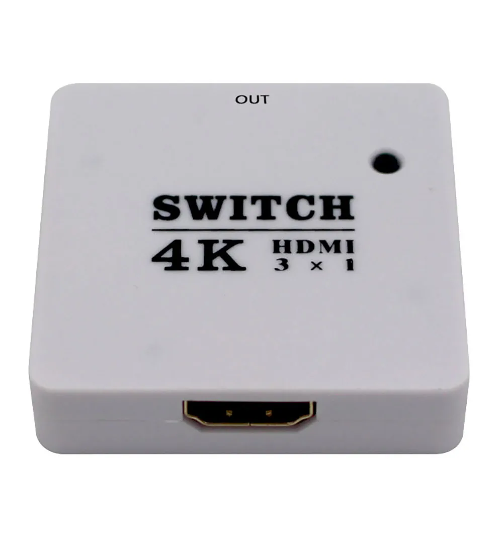 Мини 4K 3x1 HDMI коммутатор сплиттер 3 порта концентратор коробка Авто переключатель