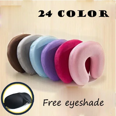

U-Shape U neck Slow rebound memory foam Pillow pillow car air travel pillow nap pillow promotion wholesale