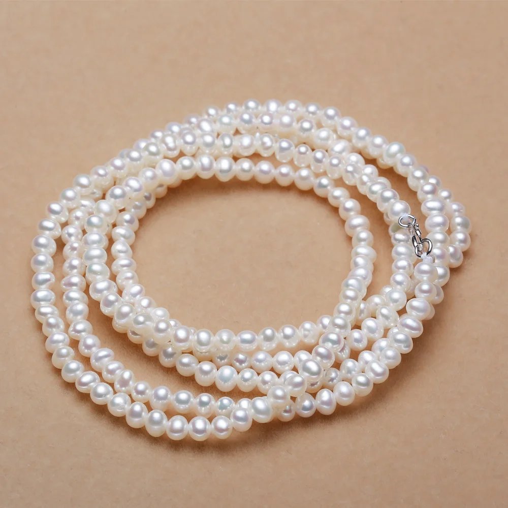 

Eternal wedding Women Gift word 925 Sterling real [bright pearl] natural freshwater pearls, small round pearl bracelet, m