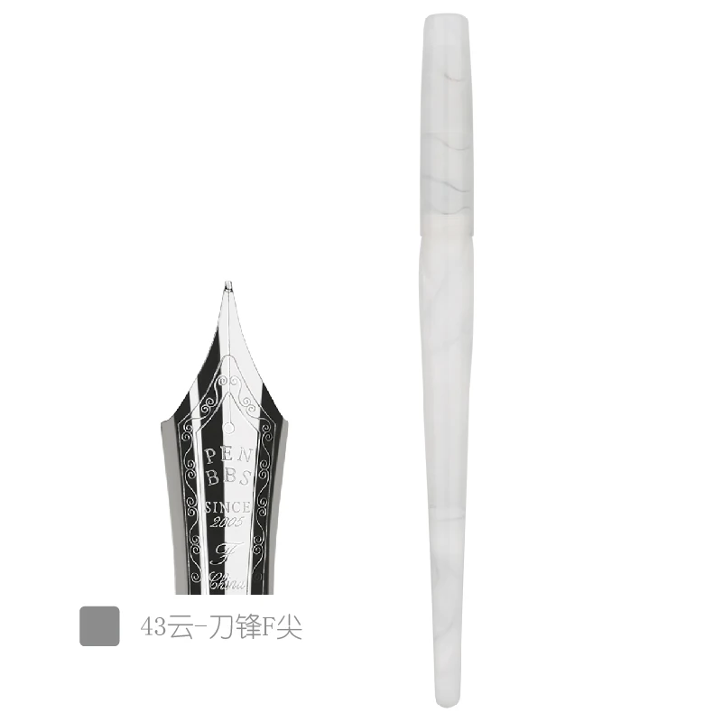Оранжевый Коллекция! Penbbs 267 вакуумная заправочная авторучка прозрачный пластик биколор наконечник демпфирующая ручка - Цвет: Оранжевый