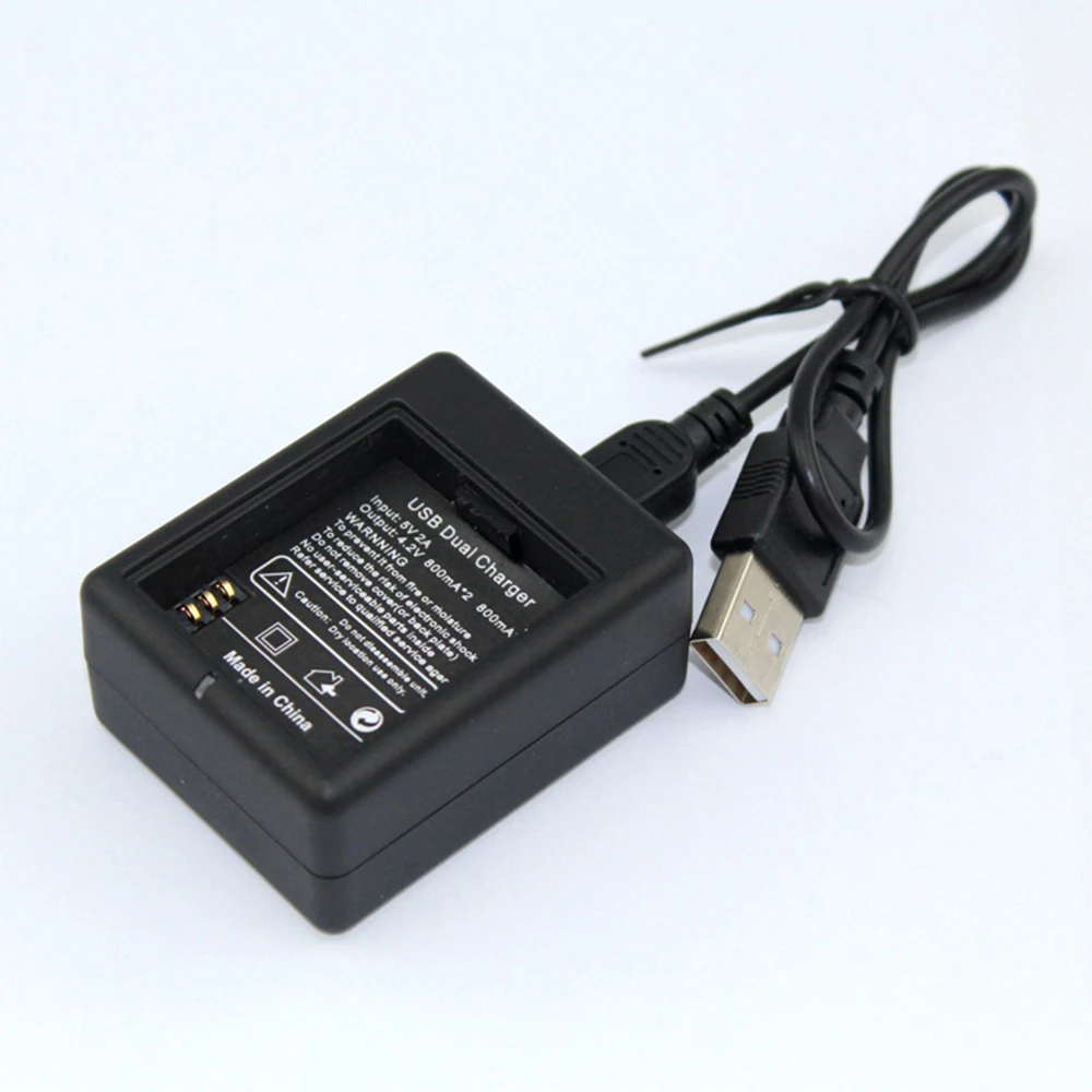 Аккумулятор 1010 мАч для экшн камеры Xiaomi Xiaoyi Yi 2 батареи с USB зарядным устройством