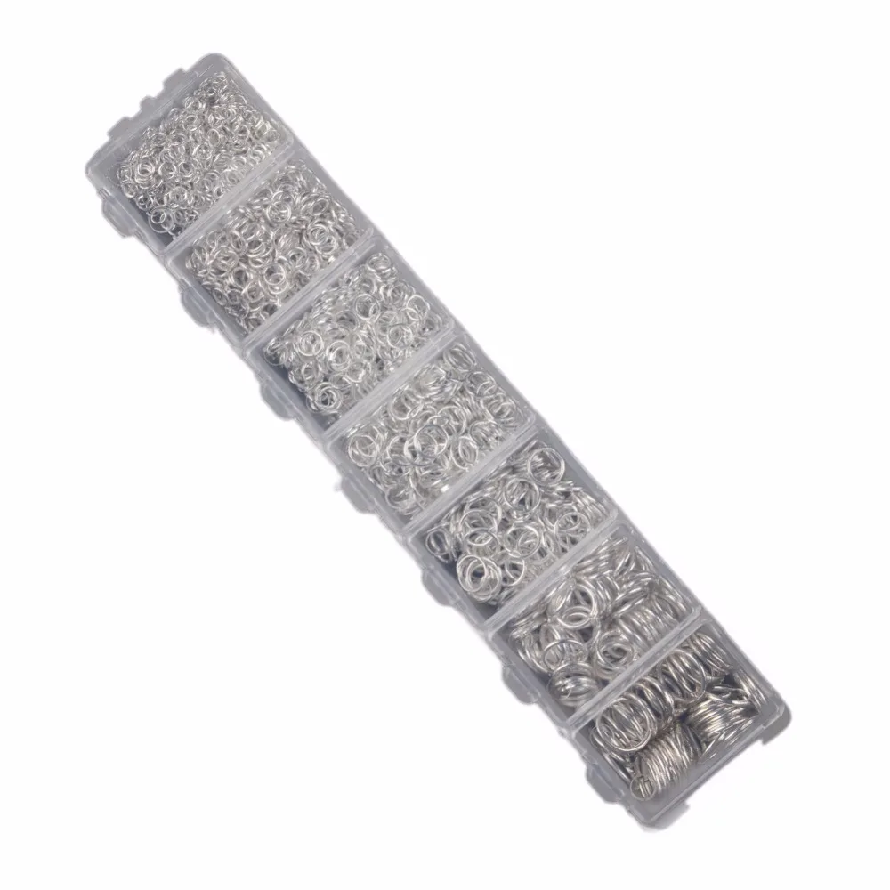 LOULEUR 1450 шт./лот, античные бронзовые/золотые кольца, петля для самостоятельного изготовления ювелирных изделий, креативный соединитель