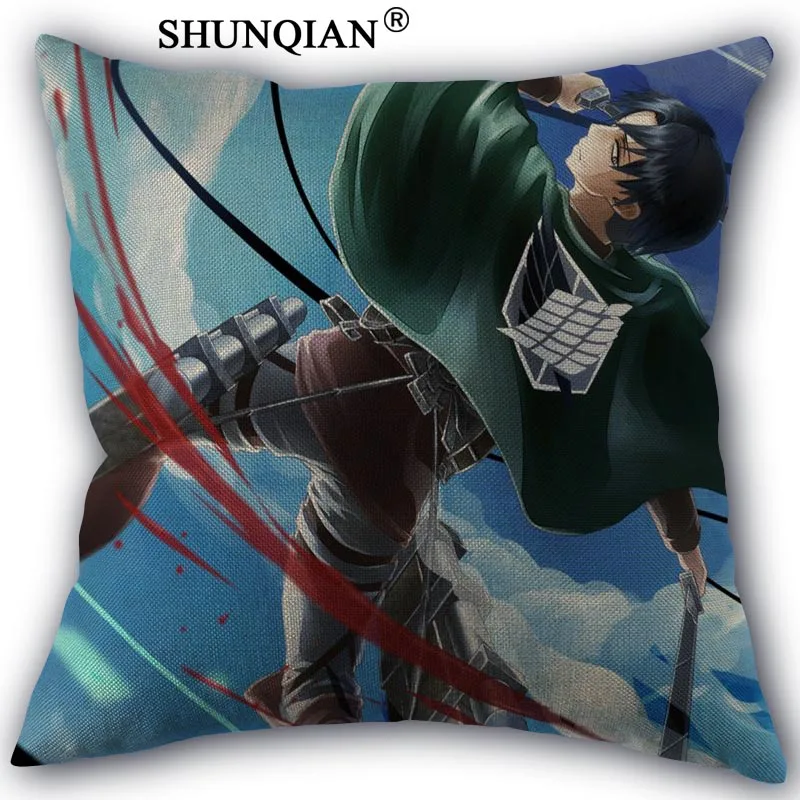 Новое поступление декоративная подушка атака на Титанов 45x45 см|attack on titan pillow|pillow