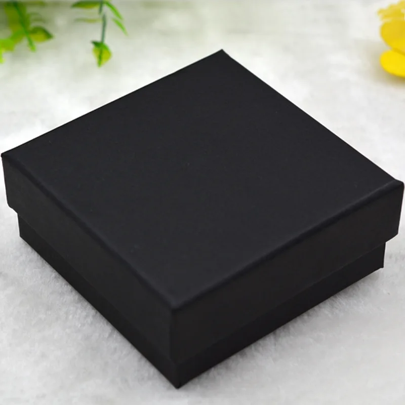 Retro Square Gift Box Empty Jewelry Storage Ring Necklace Container for Anniversary Valentine's Day Present | Дом и сад