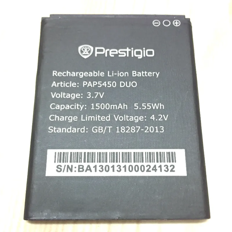 Аккумулятор 1500 мАч для Prestigio 5450 Multiphone Duo PAP5450 аккумуляторы + трек код|Аккумуляторы