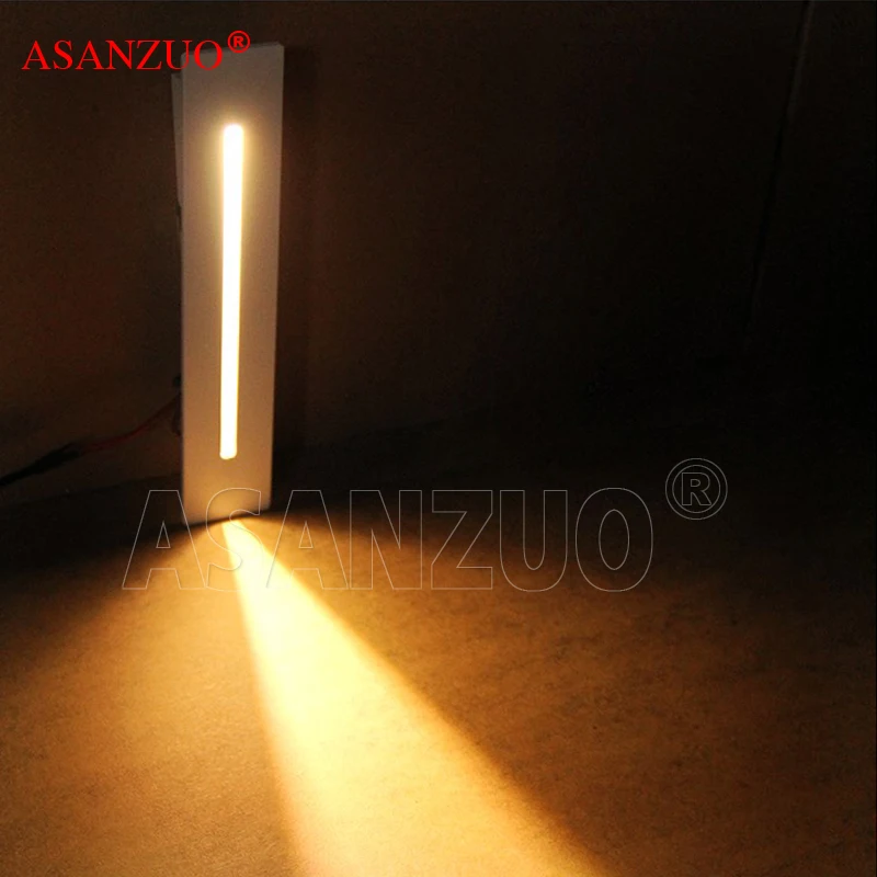

Recessed 3W Led Stair Light AC85-265V Indoor Corner Wall lights Step Decoration Lamp Hallway staircase Lamps