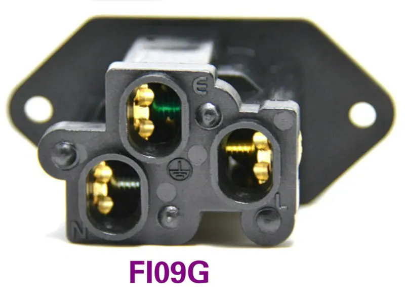 Hi End power tailstock натуральная FURUTECH позолоченный FI09 Solderless tail блок питания FI 09 (G) (R) DIY