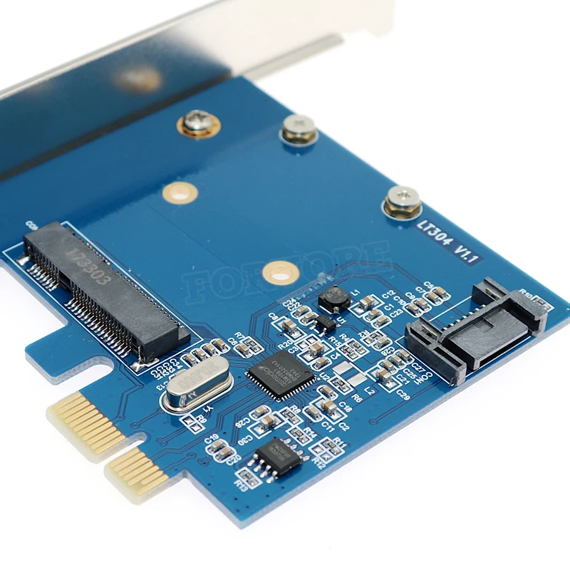 Оптовая продажа комбинированный SATA mSATA PCI-e адаптер диск pcie SSD карта к msata конвертер