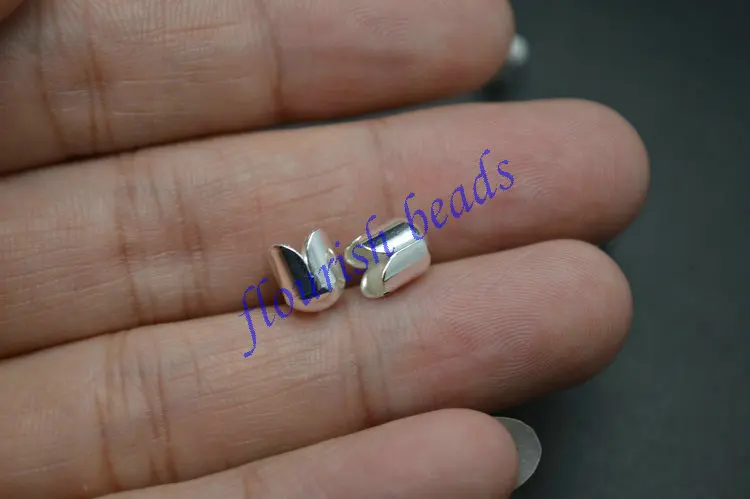 6 мм серебристого цвета металлические медные круглые колпачки для бусин