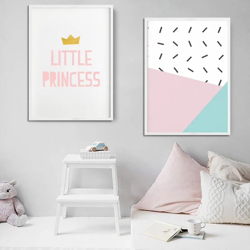 Modern Nursery Wall Art Rabbit Lover Canvas Painting Scandinavian Rainbow Posters and Prints Quotes Pictures for Living Room | Дом и сад