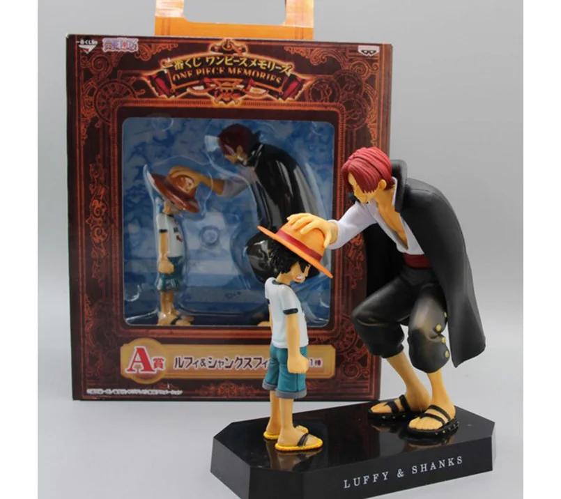 Apaffa 1 шт. японское аниме цельная фигурка Luffy And Shanks модель из ПВХ соломенная шляпа