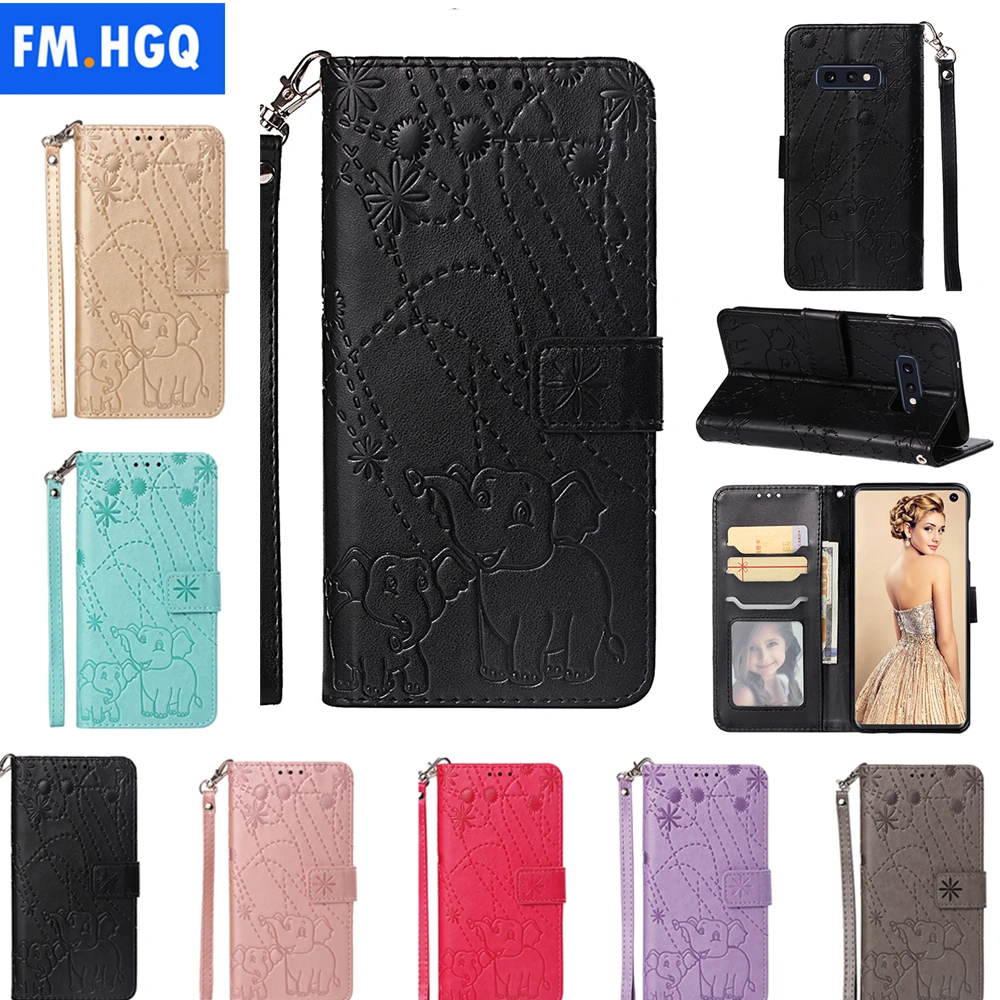 FM. HGQ Чехол-книжка из искусственной кожи для samsung Galaxy S10e S10 Plus S9 S8 Note9 Prime чехол