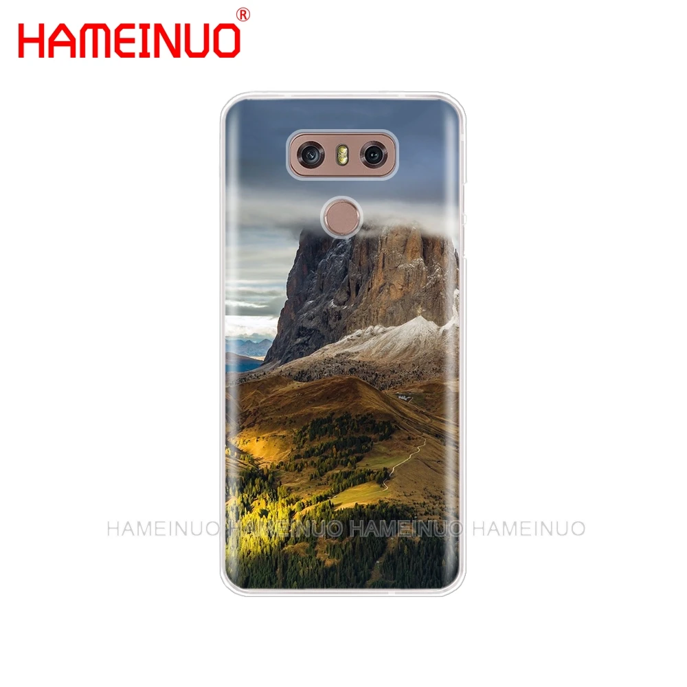HAMEINUO чехол для телефона с изображением гор леса облаков LG G7 Q6 G6 MINI G5 K10 K4 K8 2017 2016 X