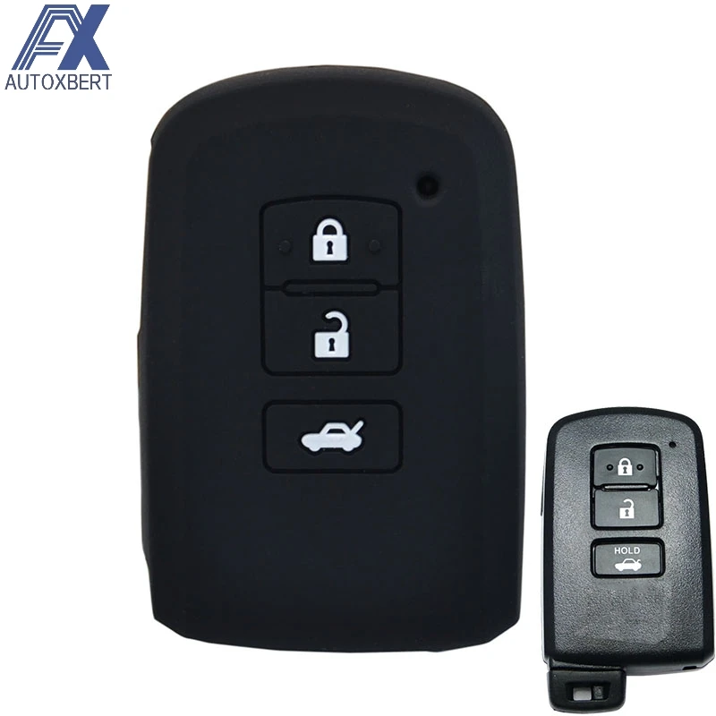 Силиконовый чехол для ключей AX Toyota Camry Corolla Avalon Rav4 Land Cruiser|silicone key fob|silicone fob coverfob cover |