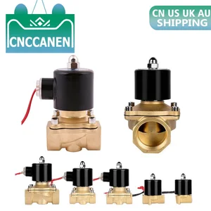 Электрический электромагнитный клапан, 14 дюйма, 18 дюйма, 38 дюйма, 12 дюйма, 1-34 дюйма, 14 в, 220 В, 12 В, 24 В, пневматический клапан, нормально закрытый NC для воды и воздуха