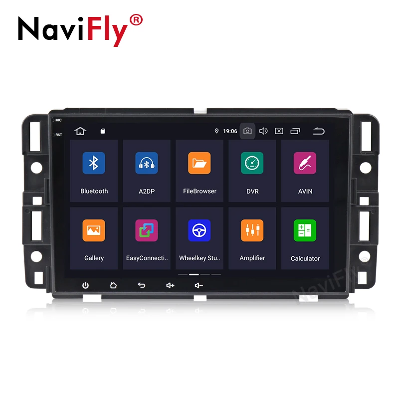 NaviFly Pure Android9.0 IPS DSP автомобильный аудио gps навигатор для Chevrolet Tahoe Traverse BUICK Enclave GMC