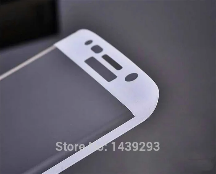 Цветное закаленное стекло с полным покрытием для Samsung S 6 Edge Защита экрана Galaxy S6 G9250