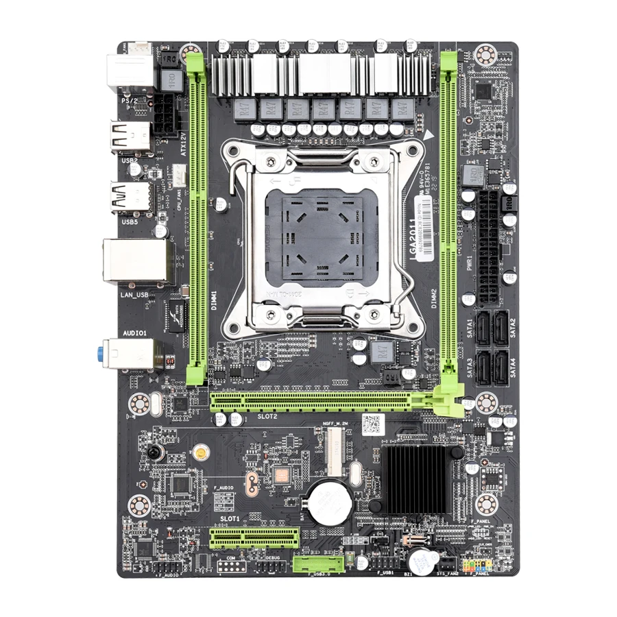 Kllisre X79 M2 материнская плата с LGA 2011 E5 2620 2 × 4 ГБ = 8 Гб 1333 МГц DDR3 память ECC Reg