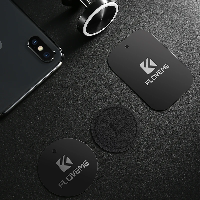 

FLOVEME Metal Plate For Magnetic Car Phone Holder Iron Sheet Replacement Metal Plate with Adhesive for Magnet Mount Stand GPS