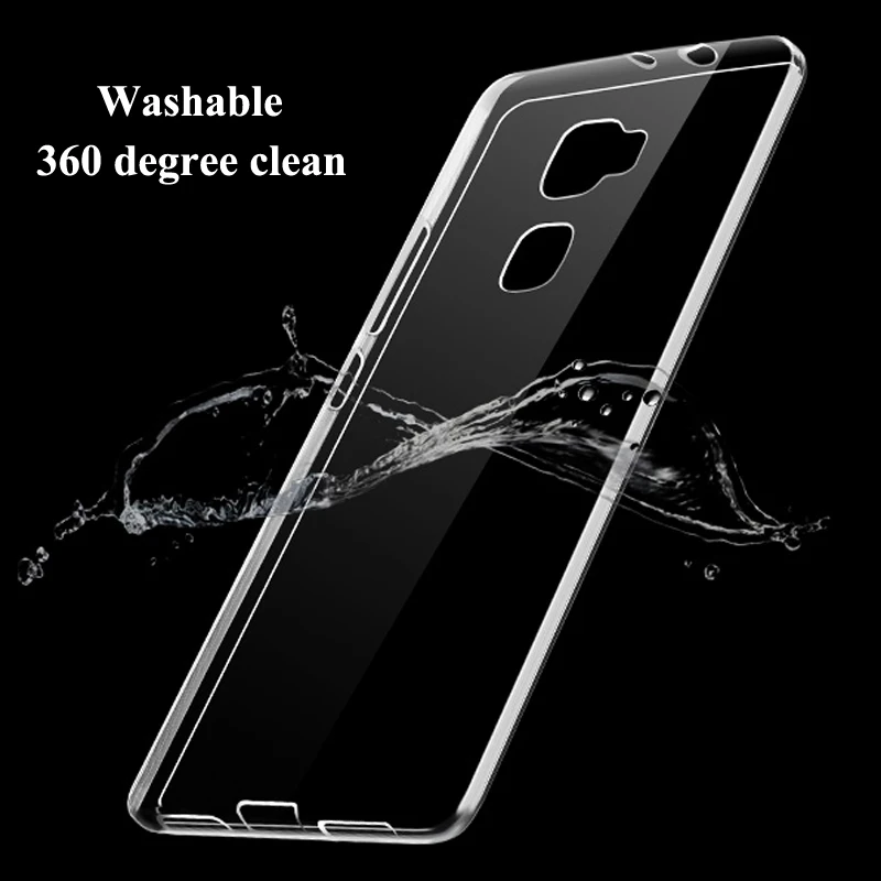 Ультратонкий Мягкий Прозрачный ТПУ чехол 0 3 мм для оригинального Huawei P8 Lite P7 P9 Plus