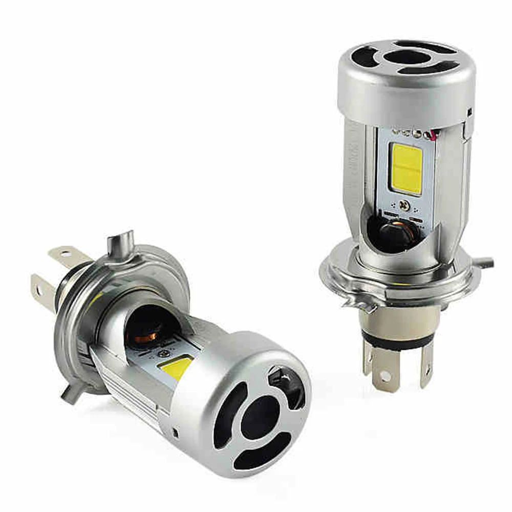 H4 светодиодный мотоциклетный головной светильник противотуманные лампы Мопед