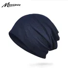 Шапка-бини MAOCWEE тонкая воздухопроницаемая для Шапка мужская женская от солнца, однотонная, с сеткой, для улицы, на весну и лето